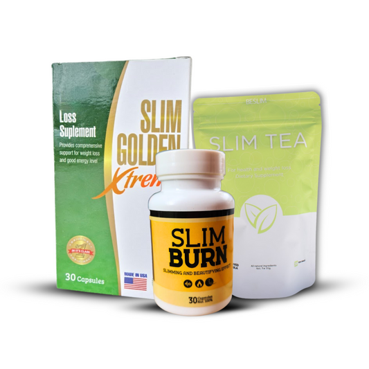 Combo Slim Golden Xtreme - Slim Burn - Slim Tea